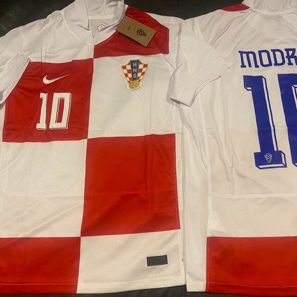 NIKE CROATIA Nat'l Team LUKA MODRIC WORLD CUP Men's JERSEY All Sizes - Picture 5 of 8